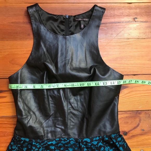Victoria’s Secret Leather and Lace Dress, EUC, 6 - Picture 6 of 14